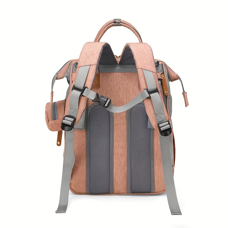 Women's Spacious Multi-Compartment Travel Backpack - Nylon Diaper & Everyday Bag for Moms & Professionals