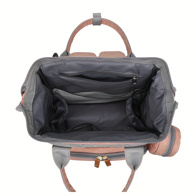 Women's Spacious Multi-Compartment Travel Backpack - Nylon Diaper & Everyday Bag for Moms & Professionals