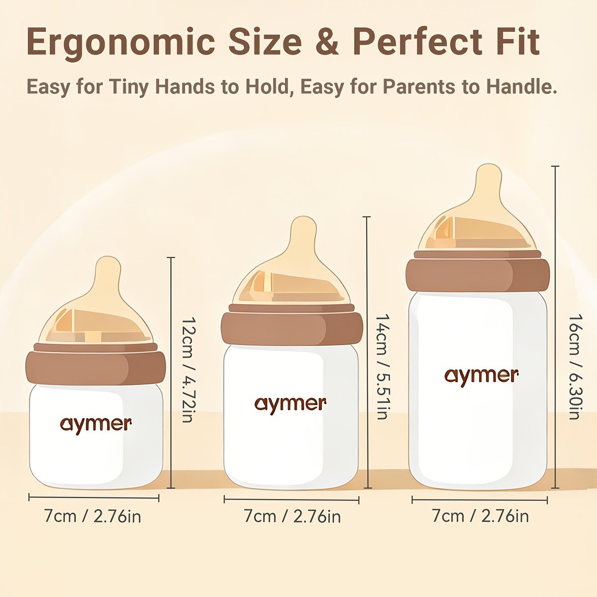 Anti-Colic Wide Neck Baby Bottle