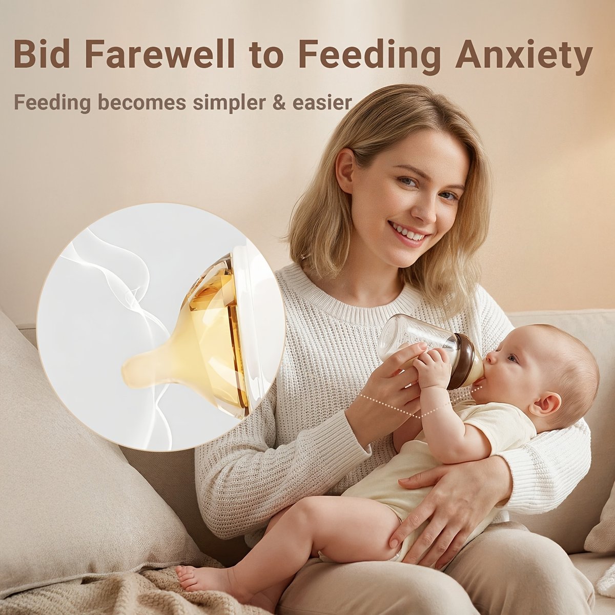 Anti-Colic Wide Neck Baby Bottle